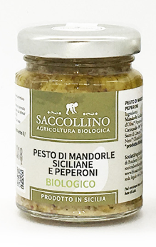 Pesto aus sizilianischen Mandeln und Paprika, 95g