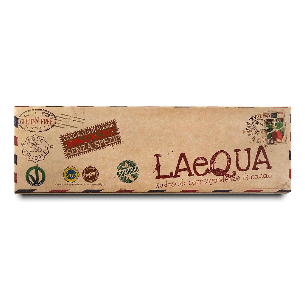 Chocolat LAeQUA sans épice 70% BIO - 60 g