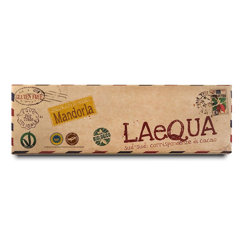 LAeQUA Mandorla - Modica Schokolade mit Mandeln BIO, 60 g