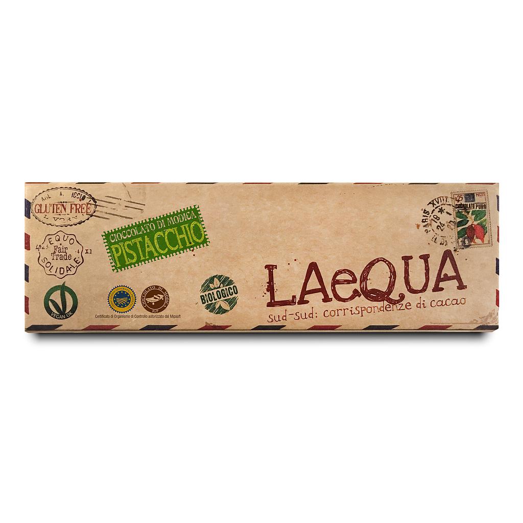 LAeQUA Pistacchio - Modica Schokolade mit Pistazien BIO, 60g